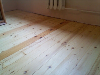 Настилание дощатых полов