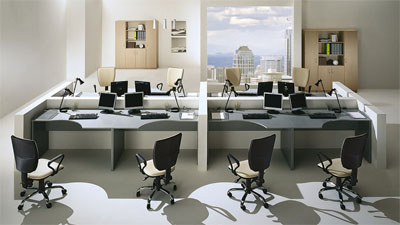 Мебель для офиса: правильная организация работы за компьютером