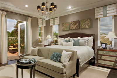 Зонирование комнаты на спальню и гостиную