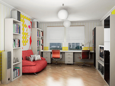Планируем дизайн интерьера для современных школьников