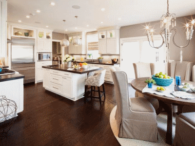 Удобный и практичный дизайн кухни