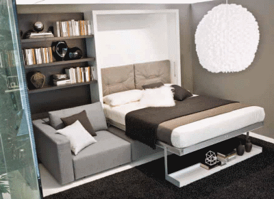 Новинки интерьера – шкаф-кровать