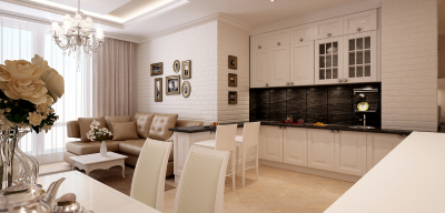 О светлых современных интерьерах