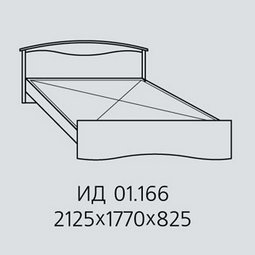 Кровать двайная Каприз